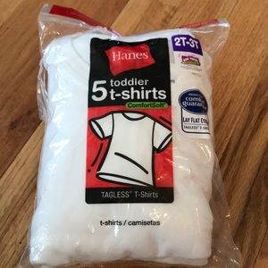 Hanes boys white shirt sleeve under shirts. 2t-3t